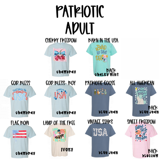 SUMMER SALE 2025: YOUTH PATRIOTIC