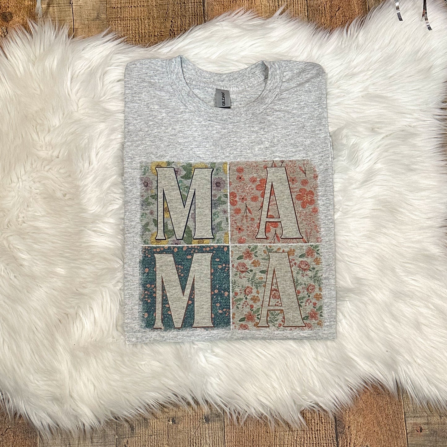 Mama Patchwork Tee