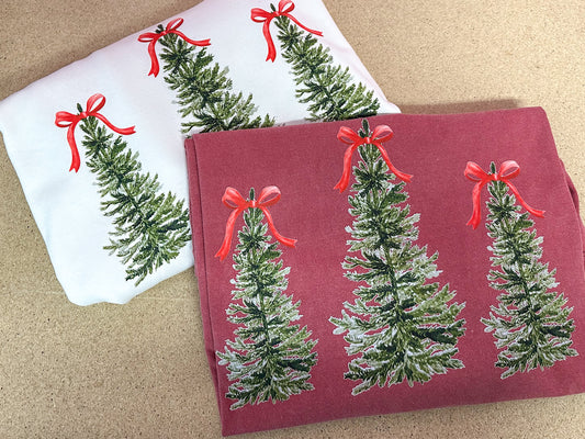 Three Trees with Bows