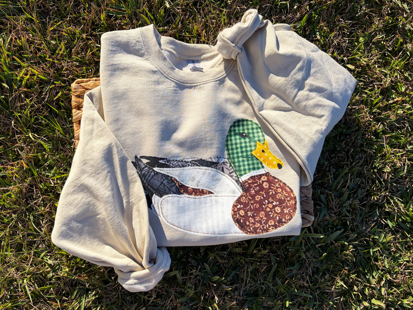Faux Quilted Duck