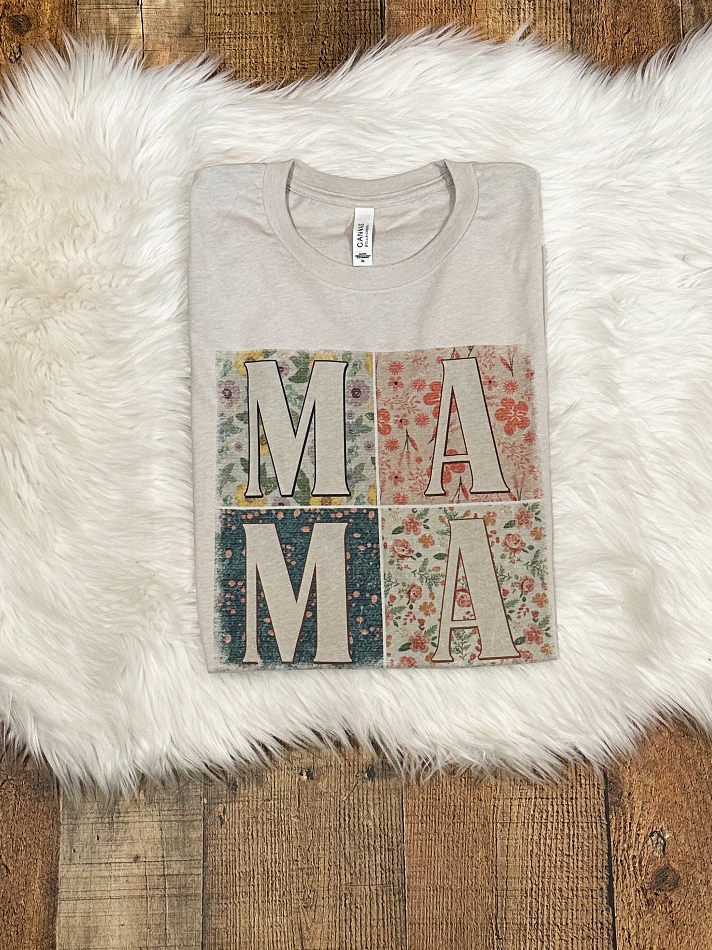 Mama Patchwork Tee