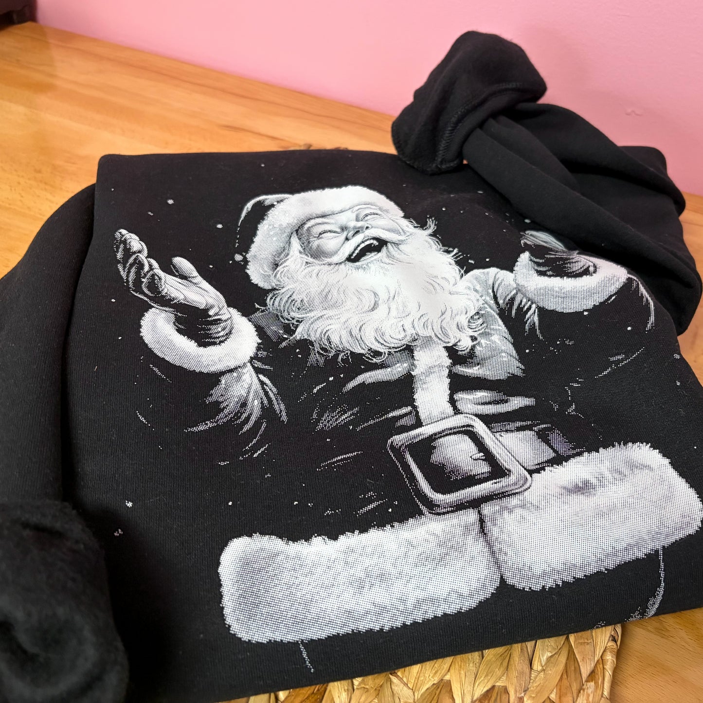 BLACK FRIDAY- Halftone Santa