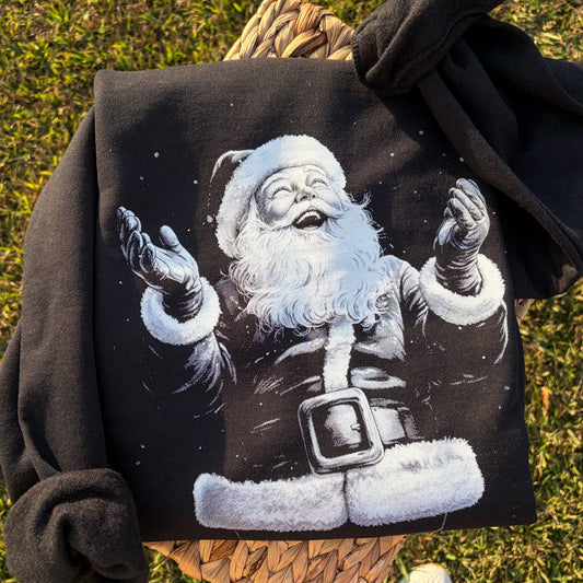 BLACK FRIDAY- Halftone Santa