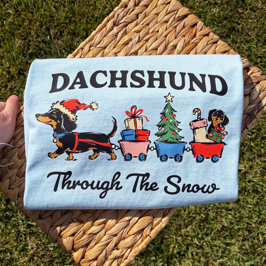Dachshund through the snow￼