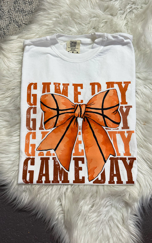 Game Day- Basketball Bow