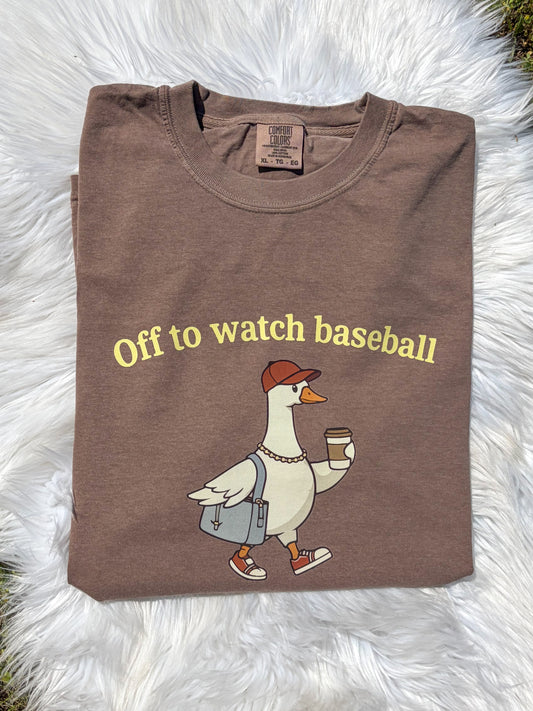 On My Way To Watch Baseball