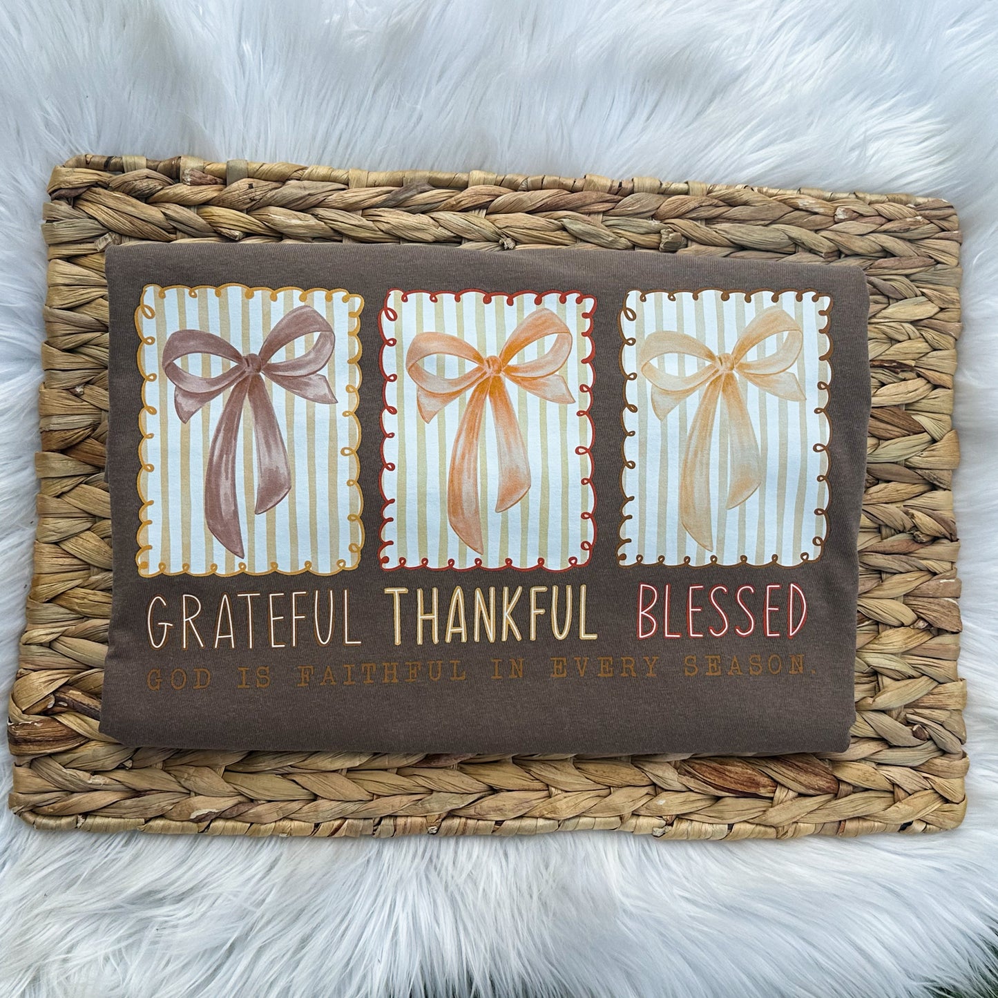 Grateful, Thankful, Blessed