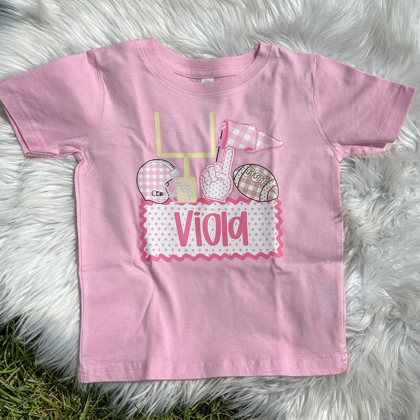 Football Nameplate Tee
