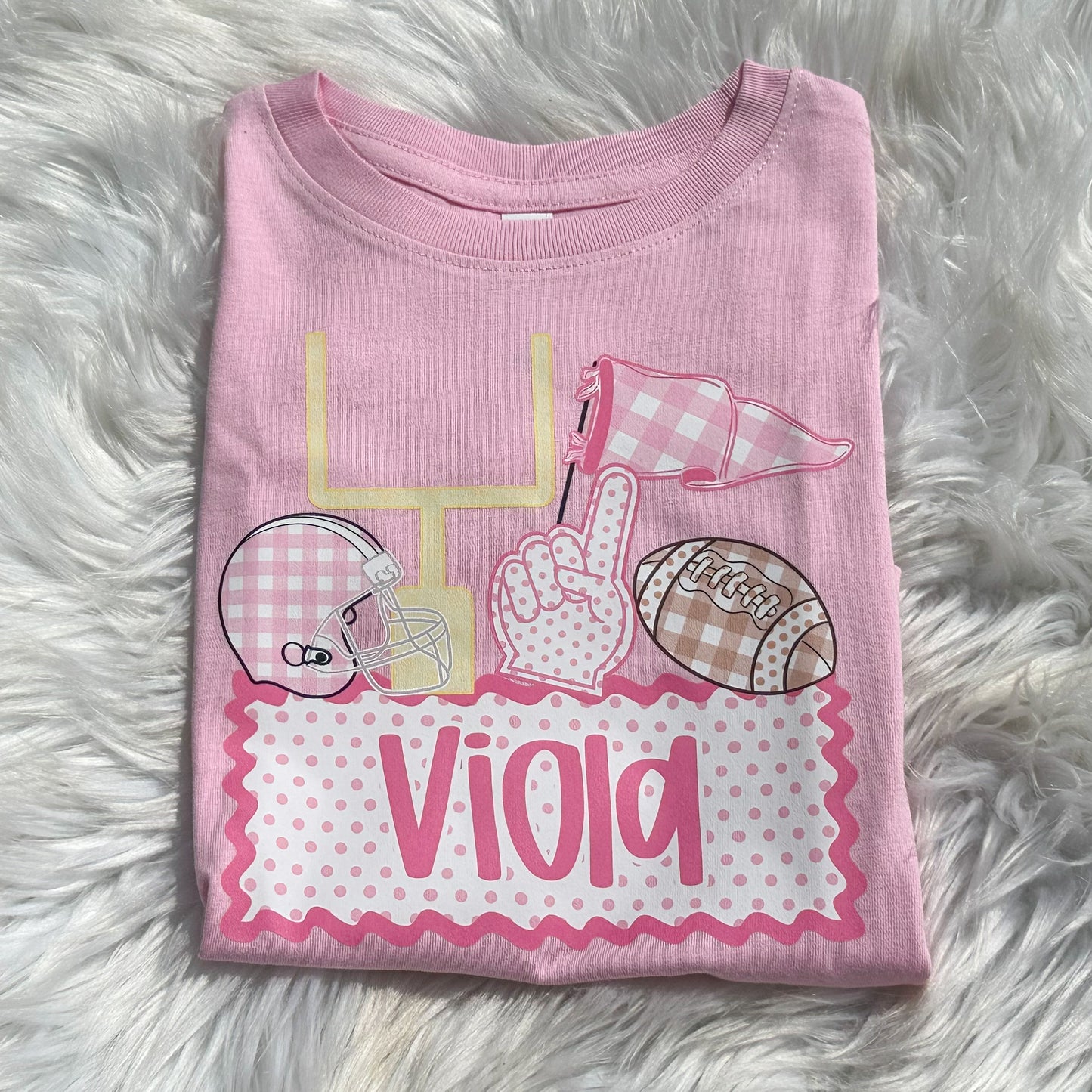 Football Nameplate Tee