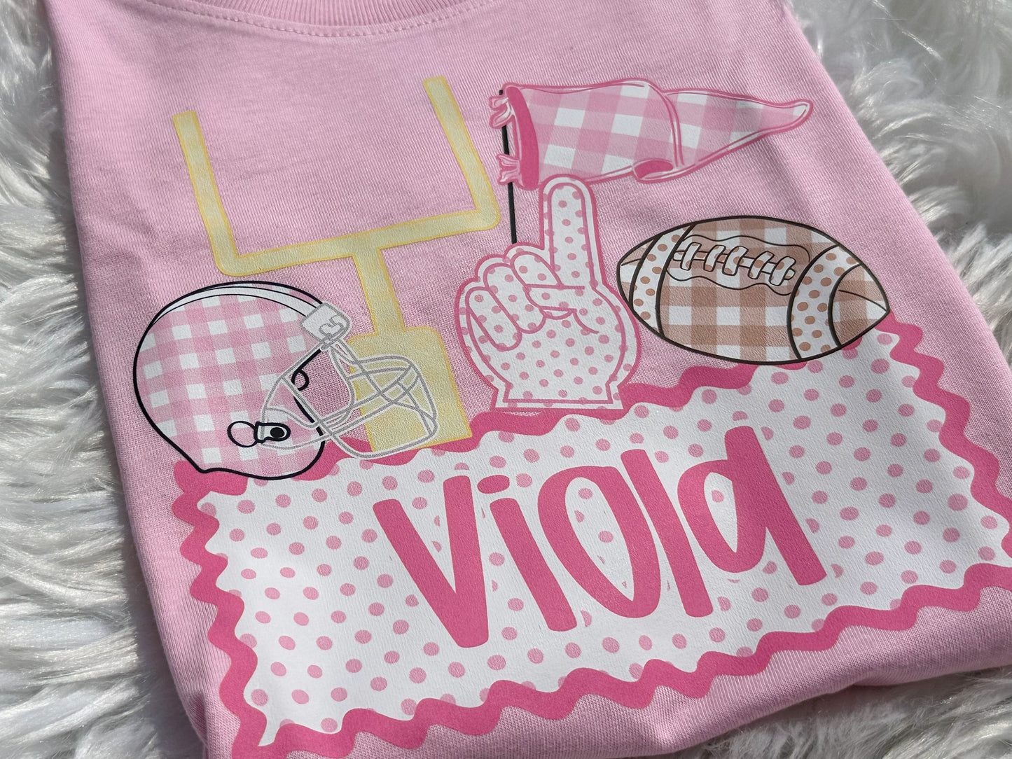 Football Nameplate Tee