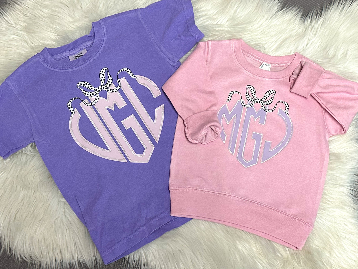 Valentine's heart monogram