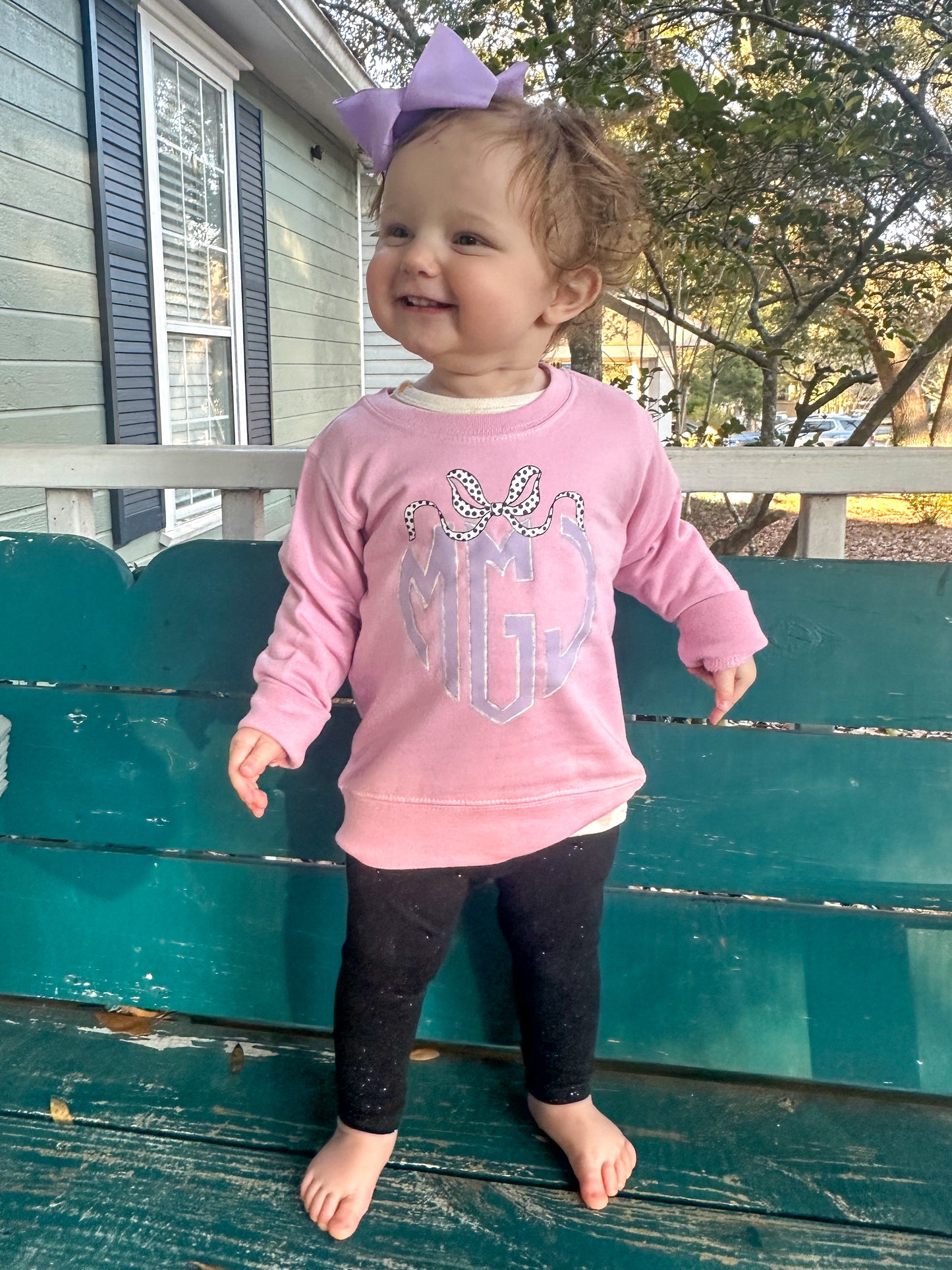Valentine's heart monogram
