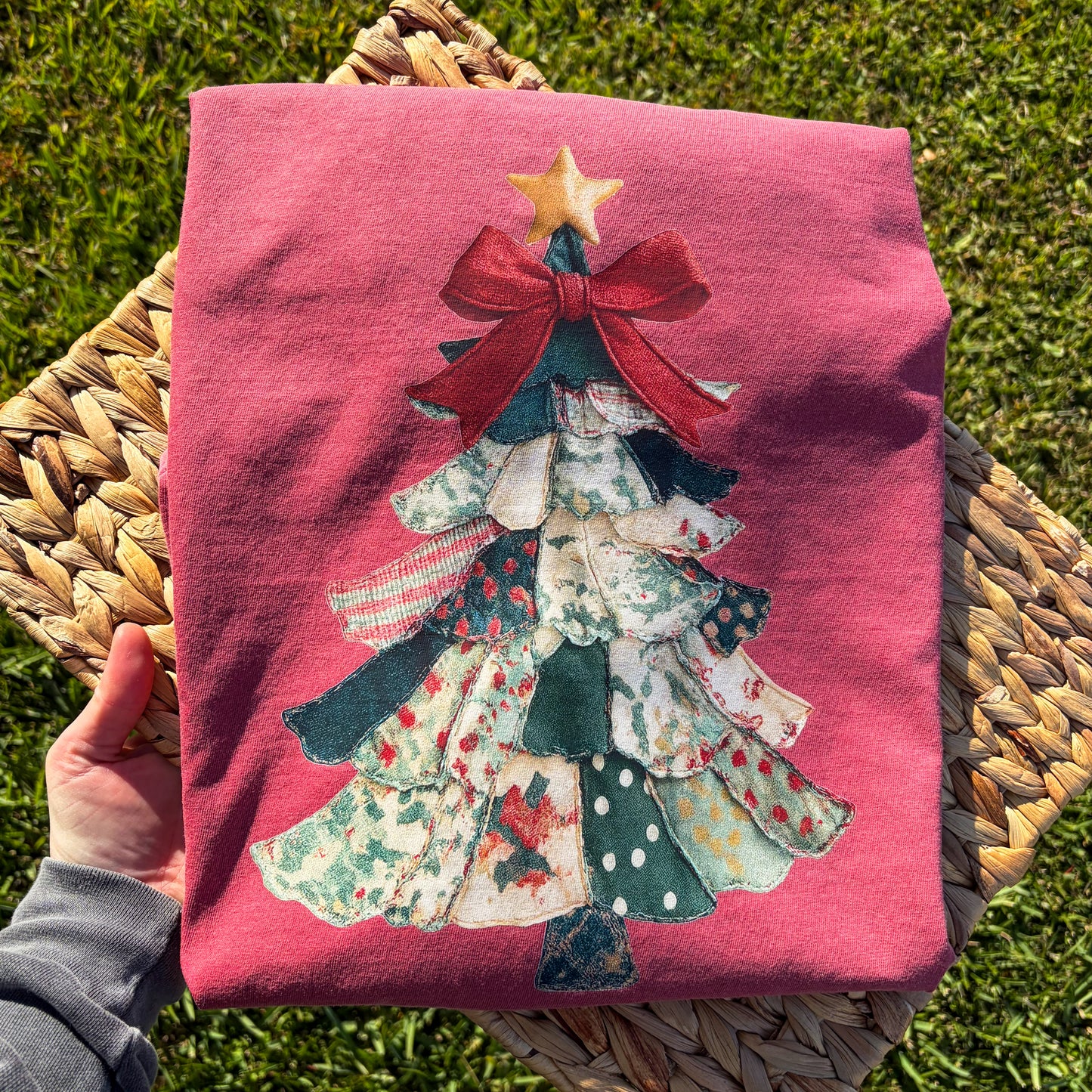 Patchwork Christmas Tree Shirt