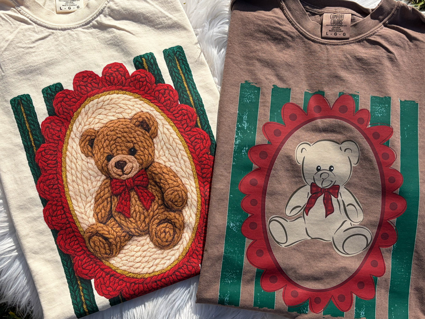 Beary Christmas- Faux Yarn