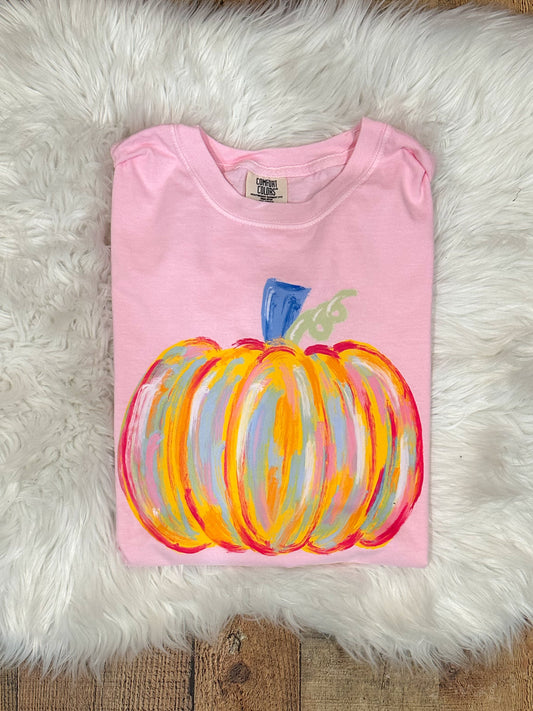Chalky Watercolor Pumpkin