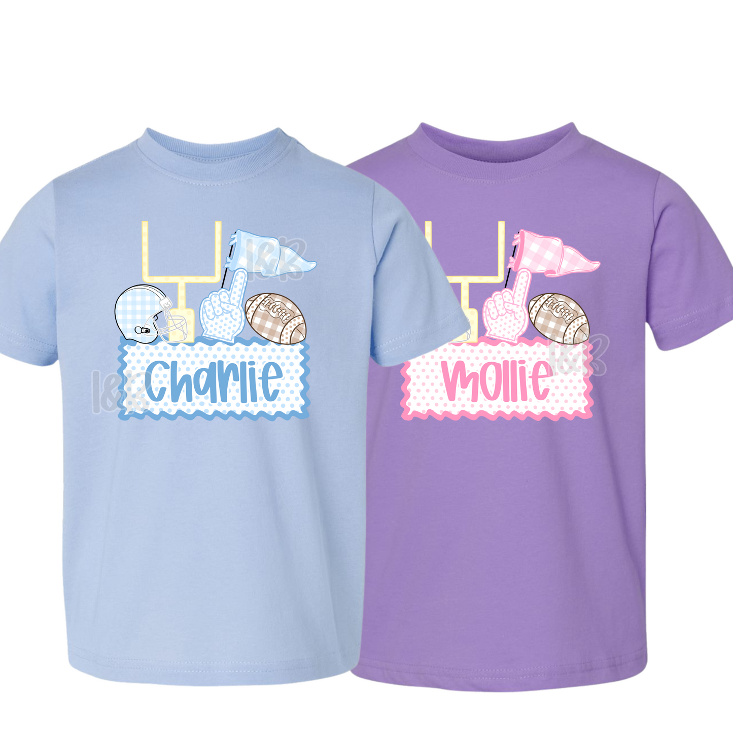 Football Nameplate Tee