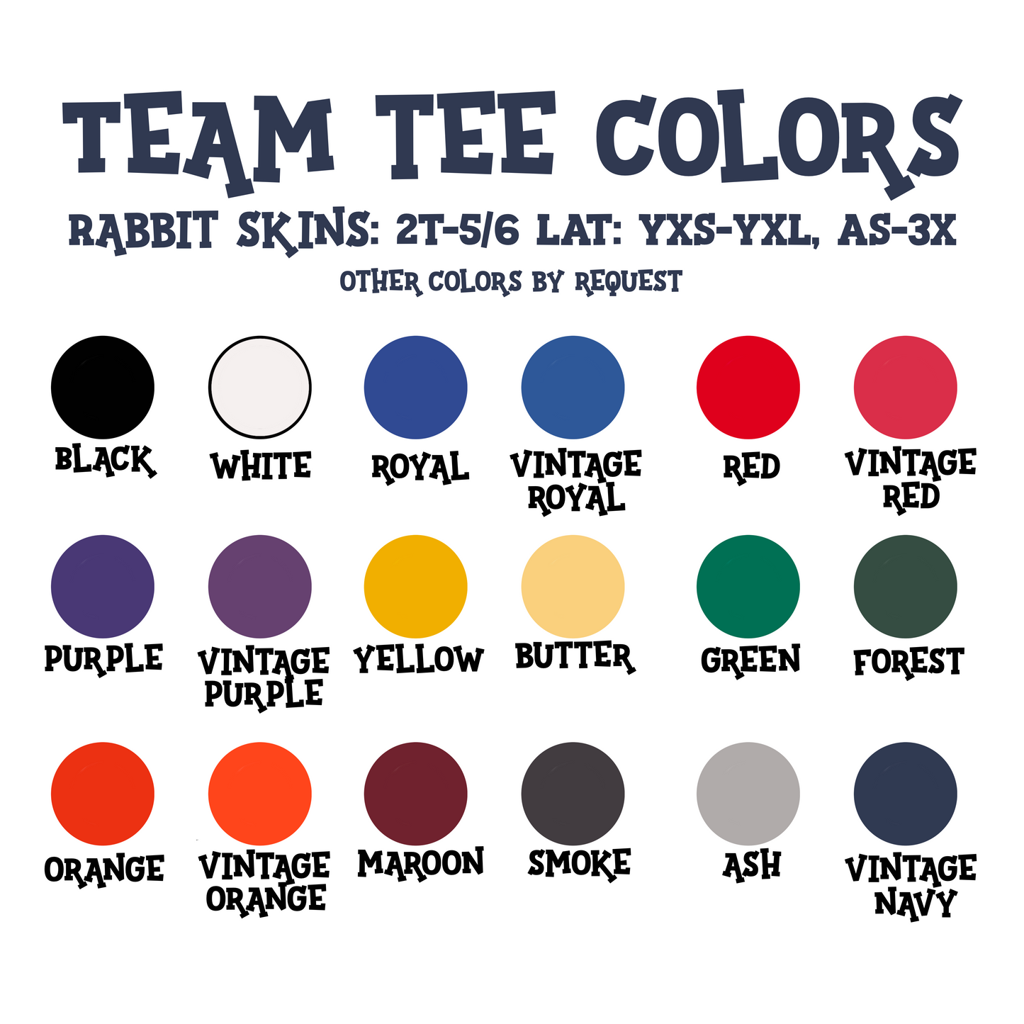 Sportsball Team Tees