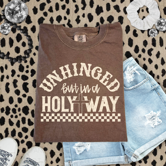 Unhinged, but in a holy way