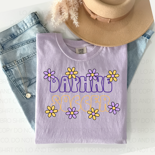 Retro flower spirit tee- customizable