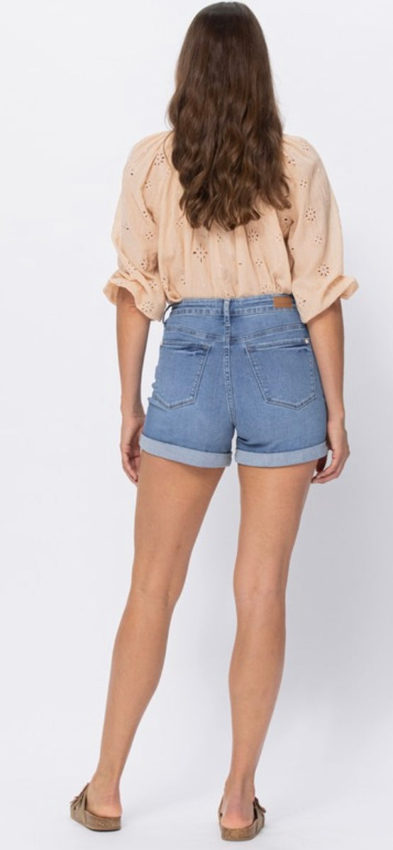 Judy Blue Cuffed Shorts