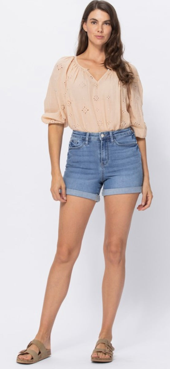 Judy Blue Cuffed Shorts