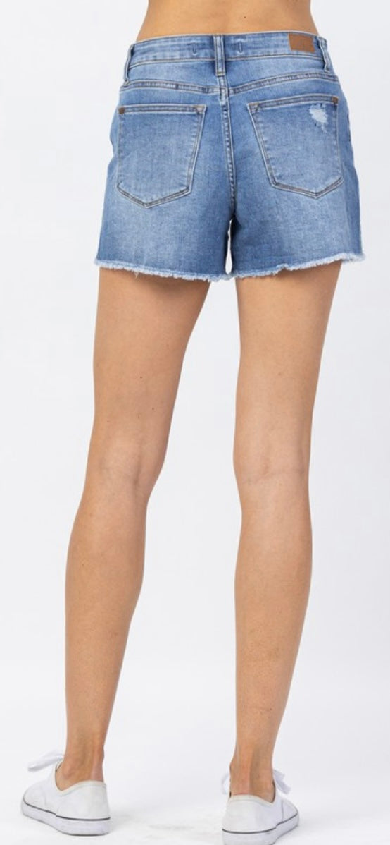 Judy Blue Distressed Shorts