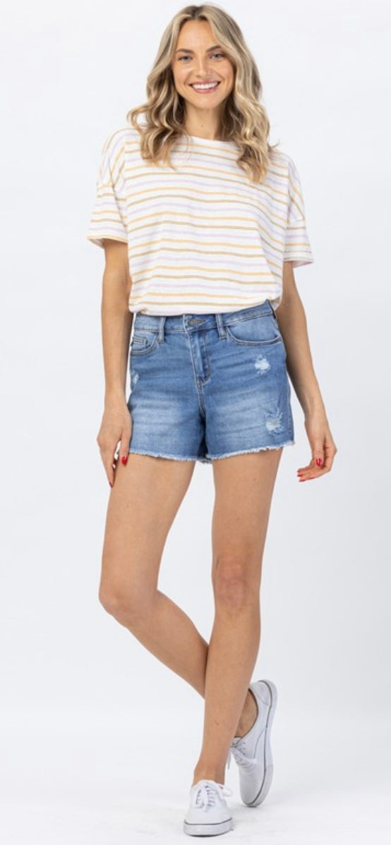 Judy Blue Distressed Shorts