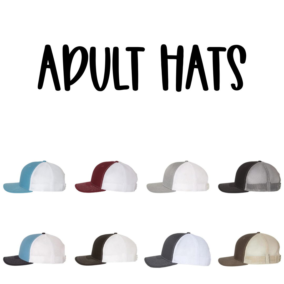 Custom Patch Hats- Adult