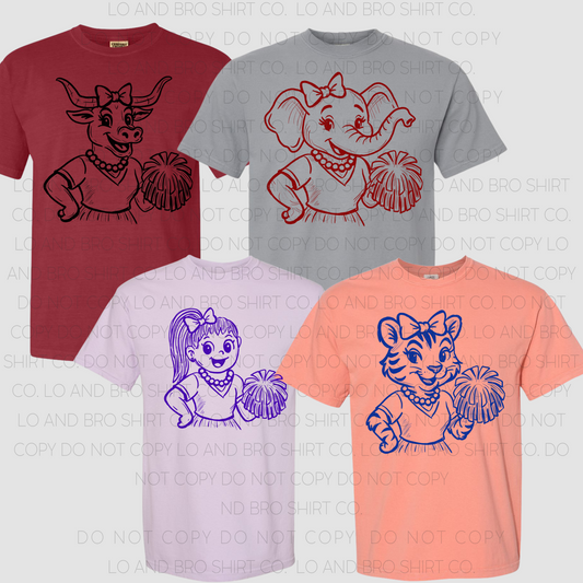 Cheerleader Mascot Tee