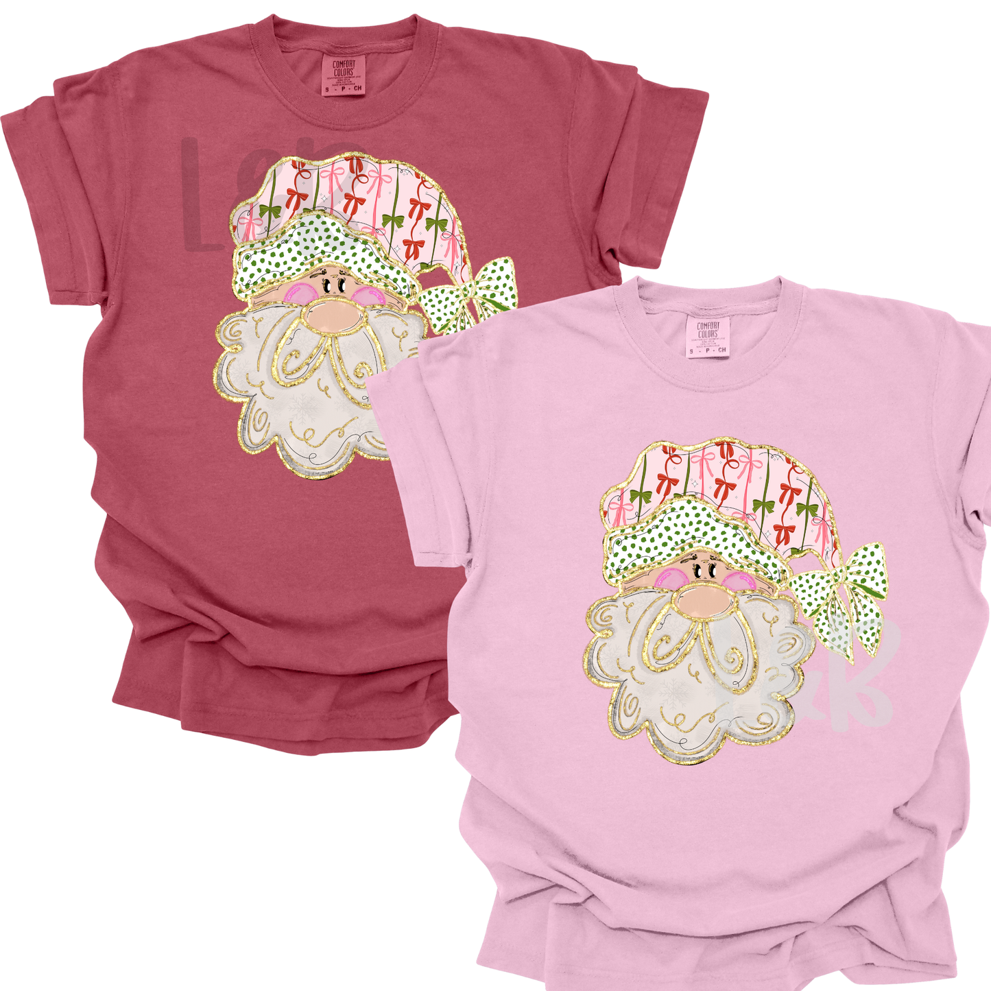 Preppy Santa with Bow