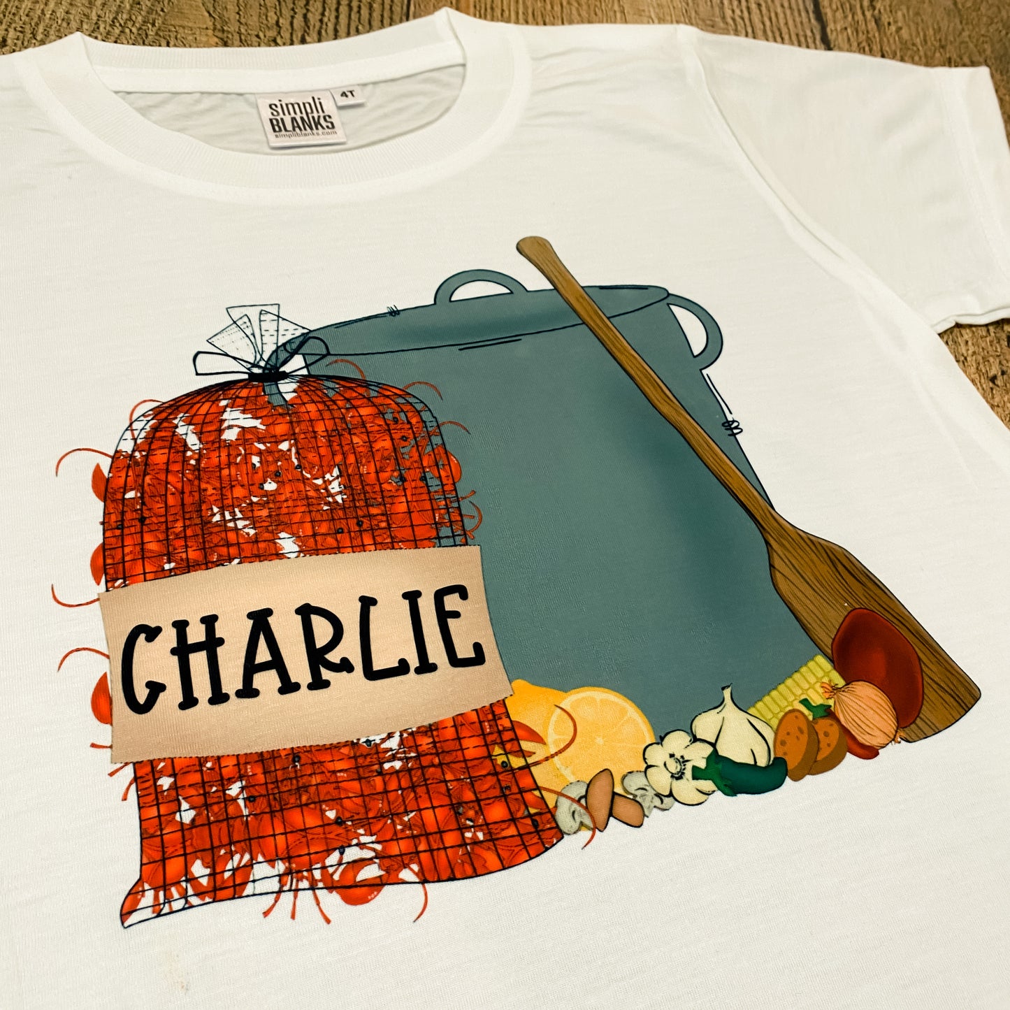 Crawfish Boil tee- PERSONALIZED