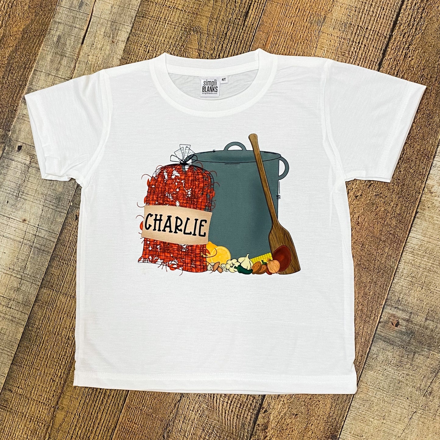Crawfish Boil tee- PERSONALIZED